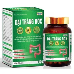 Viên uống Đại Tràng Rox (Chai 30 viên) Hỗ trợ giảm rối loạn tiêu hóa, đau bụng, đầy hơi, viêm đại tràng co thắt.