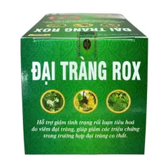 Viên uống Đại Tràng Rox (Chai 30 viên) Hỗ trợ giảm rối loạn tiêu hóa, đau bụng, đầy hơi, viêm đại tràng co thắt.
