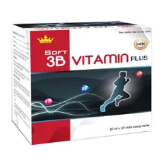 Viên uống Soft 3B Vitamin Plus Kingphar (Hộp 100 viên) Bổ sung vitamin nhóm B cho cơ thể giúp giảm mệt mỏi và suy nhược cơ thể.