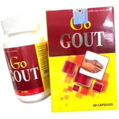 Viên uống Go Gut (Chai 60 viên) Giúp hỗ trợ giảm acid uric trong máu và giảm các biểu hiện của Gut.