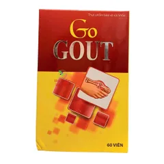 Viên uống Go Gut (Chai 60 viên) Giúp hỗ trợ giảm acid uric trong máu và giảm các biểu hiện của Gut.