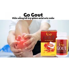Viên uống Go Gut (Chai 60 viên) Giúp hỗ trợ giảm acid uric trong máu và giảm các biểu hiện của Gut.