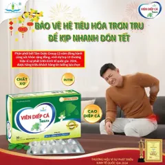 Viên Diếp Cá Trisuta Tâm Dược (Hộp 30 viên) Hỗ trợ cải thiện tình trạng của trĩ, táo bón và tăng tính bền thành mạch