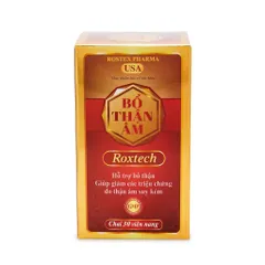 Viên uống BỔ THẬN ÂM Roxtech (Hộp 30 viên) Hỗ trợ bổ thận, giúp giảm các triệu chứng do thận âm suy kém