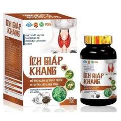 Viên uống Ích Giáp Khang (Chai 30 viên) Hỗ trợ giảm sự phát triển của u tuyến giáp lành tính và giảm nguy cơ bướu cổ.