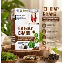 Viên uống Ích Giáp Khang (Chai 30 viên) Hỗ trợ giảm sự phát triển của u tuyến giáp lành tính và giảm nguy cơ bướu cổ.