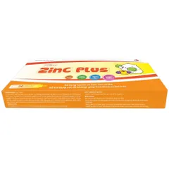 Dung dịch uống bổ sung Kẽm Zinc Plus (Hộp 20 ống) Cải thiện tình trạng biếng ăn và kích thích sự thèm ăn của trẻ em.