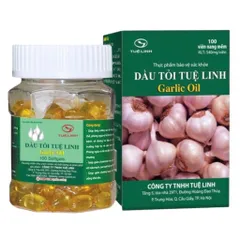 Viên uống Dầu Tỏi Tuệ Linh Garlic Oil (Hộp 100 viên) Hỗ trợ tăng cường sức đề kháng, giảm cholesterol, mỡ máu