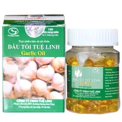 Viên uống Dầu Tỏi Tuệ Linh Garlic Oil (Hộp 100 viên) Hỗ trợ tăng cường sức đề kháng, giảm cholesterol, mỡ máu