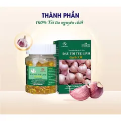 Viên uống Dầu Tỏi Tuệ Linh Garlic Oil (Hộp 100 viên) Hỗ trợ tăng cường sức đề kháng, giảm cholesterol, mỡ máu