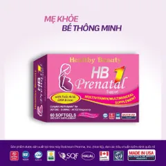 HB Prenatal Support (Hộp 30 viên) Bổ sung Vitamin và khoáng chất cho mẹ bầu