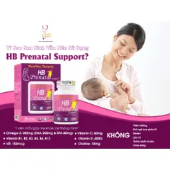 HB Prenatal Support (Hộp 30 viên) Bổ sung Vitamin và khoáng chất cho mẹ bầu