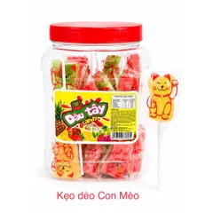 Kẹo dẻo Dâu Tây Candy (Hủ 50 que) Kẹo dẻo hình Bé Trai ngọt thơm hương vị trái cây