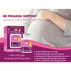 HB Prenatal Support (Hộp 30 viên) Bổ sung Vitamin và khoáng chất cho mẹ bầu