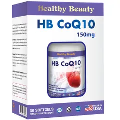 Viên uống HB CoQ10 150MG (Hộp 30 viên) Hỗ trợ tăng cường sức khỏe tim mạch