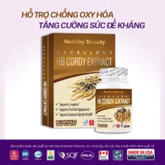 Viên uống HB CORDY EXTRACT (Hộp 60 viên) Giúp bồi bổ khí huyết, hỗ trợ tăng cường sức đề kháng, làm chậm quá trình lão hóa.