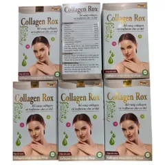 Viên uống đẹp da Collagen Rox (Chai 60 viên) Hỗ trợ làm đẹp da, giảm sạm nám và cân bằng nội tiết tố