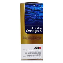 Viên uống Alaska Omega 3 Fish oil 500mg (Hộp 60 viên) Hỗ trợ tăng cường thị lực, giảm tình trạng khô mắt, mỏi mắt.
