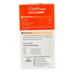Hỗn dịch dạ dày Curmin Nano Bình Vị Gel Zero Tâm Dược (Hộp 30 gói) Giúp giảm tình trạng đau thượng vị, ợ hơi, ợ chua