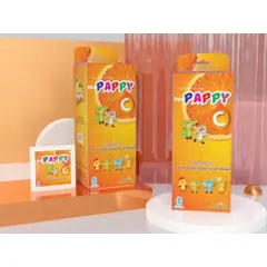 Kẹo PAPPY C (Hộp 35 gói) Giúp bổ sung Vitamin C để tăng cường sức đề kháng cho trẻ em và người lớn.