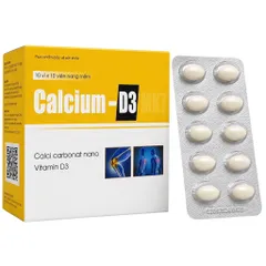 Viên uống Calci-D3 Boston (Hộp 100 viên) Bổ sung Canxi và Vitamin D3, giúp tăng cường phát triển hệ xương và răng.