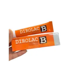 Kem bôi ngoài da Dirolac B (Tuýp 15g) hỗ trợ giảm ngứa, rôm sảy, viêm da, zona, thủy đậu, ngừa sẹo và ngăn ngừa mụn.