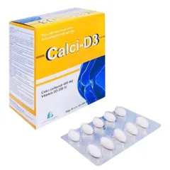 Viên uống Calci-D3 Boston (Hộp 100 viên) Bổ sung Canxi và Vitamin D3, giúp tăng cường phát triển hệ xương và răng.