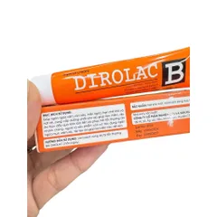 Kem bôi ngoài da Dirolac B (Tuýp 15g) hỗ trợ giảm ngứa, rôm sảy, viêm da, zona, thủy đậu, ngừa sẹo và ngăn ngừa mụn.