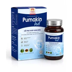 Viên uống Pumakin HD (Chai 60 viên) hỗ trợ giảm cholesterol máu, tăng cường chuyển hóa chất béo và giúp giảm béo.