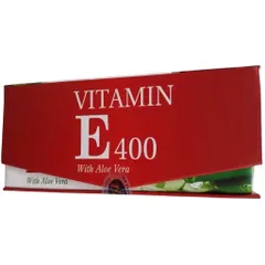 Viên uống đẹp da Vitamin E 400 With Aloe Vera (Chai 30 viên) Dưỡng ẩm, làm sáng mịn da, cải thiện da khô ráp, sạm nám