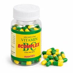 Viên uống Vitamin BComplex Phapharco (Chai 100 viên) Bổ sung vitamin nhóm B giúp cải thiện chán ăn, mệt mỏi, suy nhược