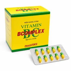 Viên uống Vitamin BComplex Phapharco (Chai 100 viên) Bổ sung vitamin nhóm B giúp cải thiện chán ăn, mệt mỏi, suy nhược