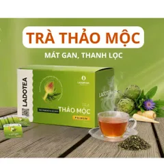 Trà Thảo Mộc Premium Ladophar (Hộp 20 gói) Giúp hỗ trợ mát gan, thanh lọc cơ thể và tăng cường chức năng gan.