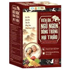 Viên uống ăn ngủ ngon Natto Sleep Gold (Chai 30 viên) Hỗ trợ bồi bổ cơ thể, giúp ăn ngon miệng và cải thiện giấc ngủ.
