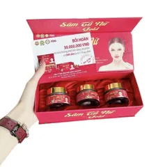 Viên uống Sâm Tố Nữ Placentra Estrogen Beauty Queen Diamond Gold (Hộp 3 Lọ x 15 viên) Hỗ trợ cân bằng nội tiết tố nữ