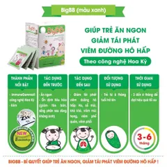 Thực phẩm bảo vệ sức khỏe Cốm BigBB Hỗ trợ trẻ ăn ngon miệng và tăng cường sức đề kháng.