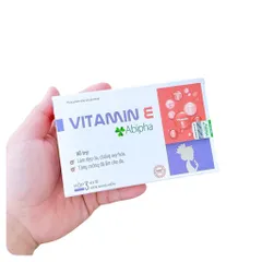 Viên uống Vitamin E Abipha (Hộp 30 viên) Hỗ trợ làm đẹp da, Hạn chế tình trạng lão hóa da, ngăn ngừa các nếp nhăn