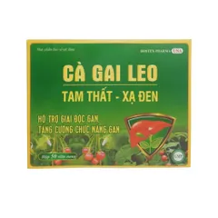 Viên uống Cà Gai Leo Tam Thất - Xạ Đen Rostex Pharma USA (Hộp 50 viên) Hỗ trợ giải độc gan, tăng cường chức năng gan