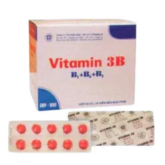 Viên uống Vitamin 3B B1 + B2 + B6 (Hộp 200 viên) Hỗ trợ bổ sung Vitamin nhóm B, giúp giảm mệt mỏi và suy nhược cơ thể.
