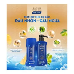 Dầu Gội Dược Liệu Nguyên Vương Sảng Khoái (Chai 250ml) Làm sạch sâu, kiểm soát và giảm tiết bã nhờn, sạch gàu