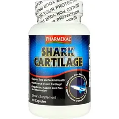 Viên uống Pharmekal Shark Cartilage (Chai 60 viên) Giúp làm giảm đau nhức, sưng viêm khớp do thoái hóa khớp.