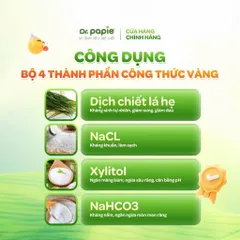 Gạc răng miệng Dr.Papie 0+ (Hộp 30 gói) Làm sạch lưỡi, nướu, răng và khoang miệng cho bé, phòng viêm nướu, tưa lưỡi