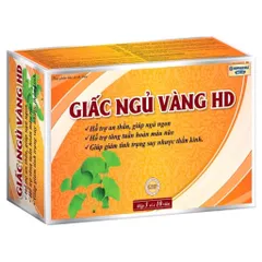 Viên uống Giấc Ngủ Vàng HD (Hộp 30 viên) hỗ trợ an thần, giúp ngủ ngon, tăng cường tuần hoàn máu não, giảm mệt mỏi.