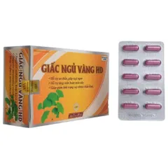 Viên uống Giấc Ngủ Vàng HD (Hộp 30 viên) hỗ trợ an thần, giúp ngủ ngon, tăng cường tuần hoàn máu não, giảm mệt mỏi.