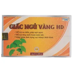 Viên uống Giấc Ngủ Vàng HD (Hộp 30 viên) hỗ trợ an thần, giúp ngủ ngon, tăng cường tuần hoàn máu não, giảm mệt mỏi.