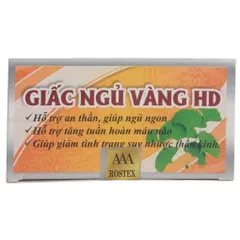 Viên uống Giấc Ngủ Vàng HD (Hộp 30 viên) hỗ trợ an thần, giúp ngủ ngon, tăng cường tuần hoàn máu não, giảm mệt mỏi.
