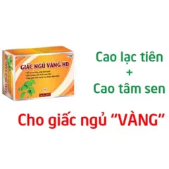 Viên uống Giấc Ngủ Vàng HD (Hộp 30 viên) hỗ trợ an thần, giúp ngủ ngon, tăng cường tuần hoàn máu não, giảm mệt mỏi.