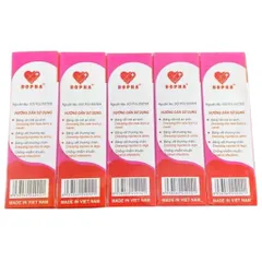 Combo 5 Hộp Băng rốn em bé Dopha Hỗ trợ băng vết thương, chống nhiễm khuẩn vùng rốn, mềm mại và an toàn cho bé