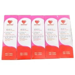 Combo 5 Hộp Băng rốn em bé Dopha Hỗ trợ băng vết thương, chống nhiễm khuẩn vùng rốn, mềm mại và an toàn cho bé