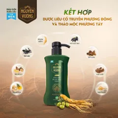 Dầu gội Dược liệu Nguyên Vương Lịch Lãm (Chai 250ml) Làm sạch gàu, hết ngứa, cân bằng lượng dầu nhờn, giảm gãy rụng